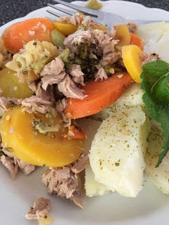 A picture of Tuna salad.