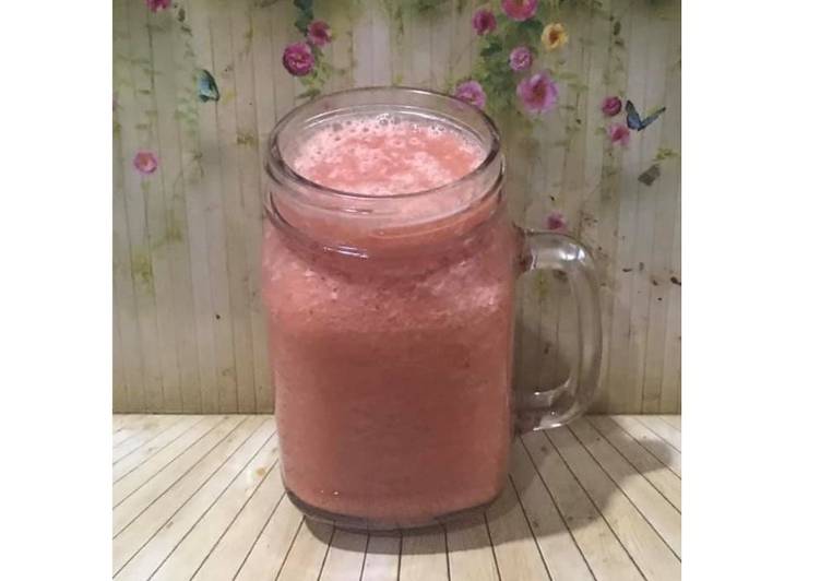 Resep Diet Juice Raspberry Apple Cucumber Papaya, Enak