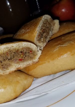 A picture of Meat pocket pie.