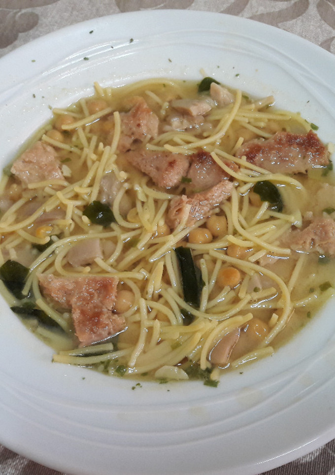 Una foto de "Tallarines chinos" sin gluten veganos 🍝