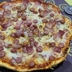 Una foto de Pizza casera
