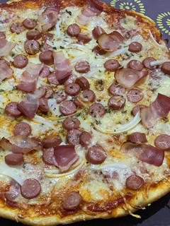 Una foto de Pizza casera