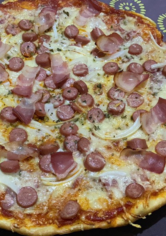 Una foto de Pizza casera