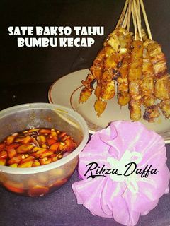 Foto resep Sate Bakso Tahu Bumbu Kecap