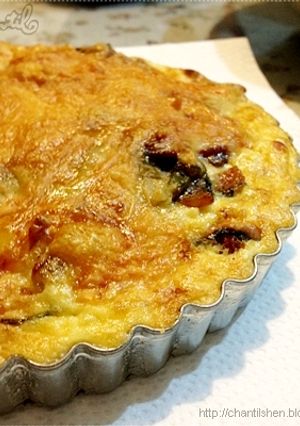 波菜培根法式鹹派 的食譜成品照片