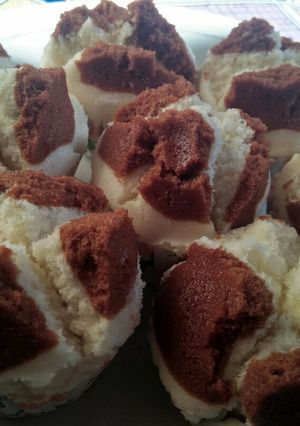 Foto resep Bolu Kukus Zebra irit 1 Telur