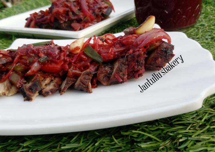 Recipe of Speedy All Beet BBQ, Sauce and juice