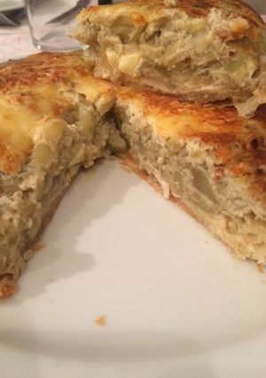 Foto principal de Pastel de calabacín y berenjena