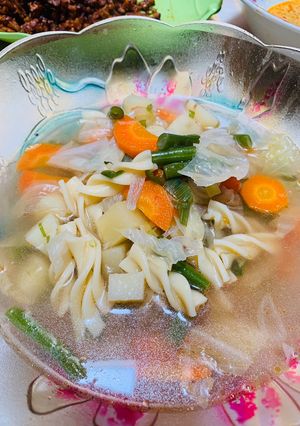 Foto resep Sop Makaroni