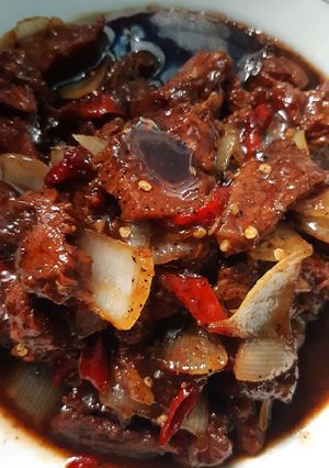 Foto resep Sapi Lada Hitam simple