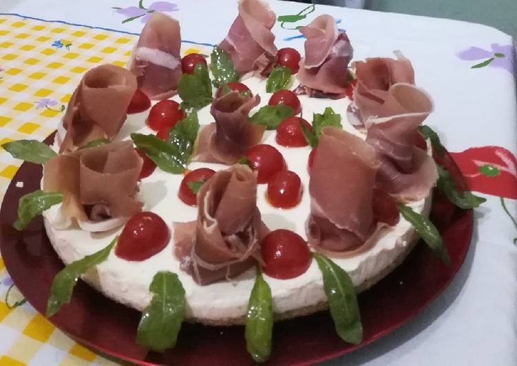 Cheesecake salata facile da preparare