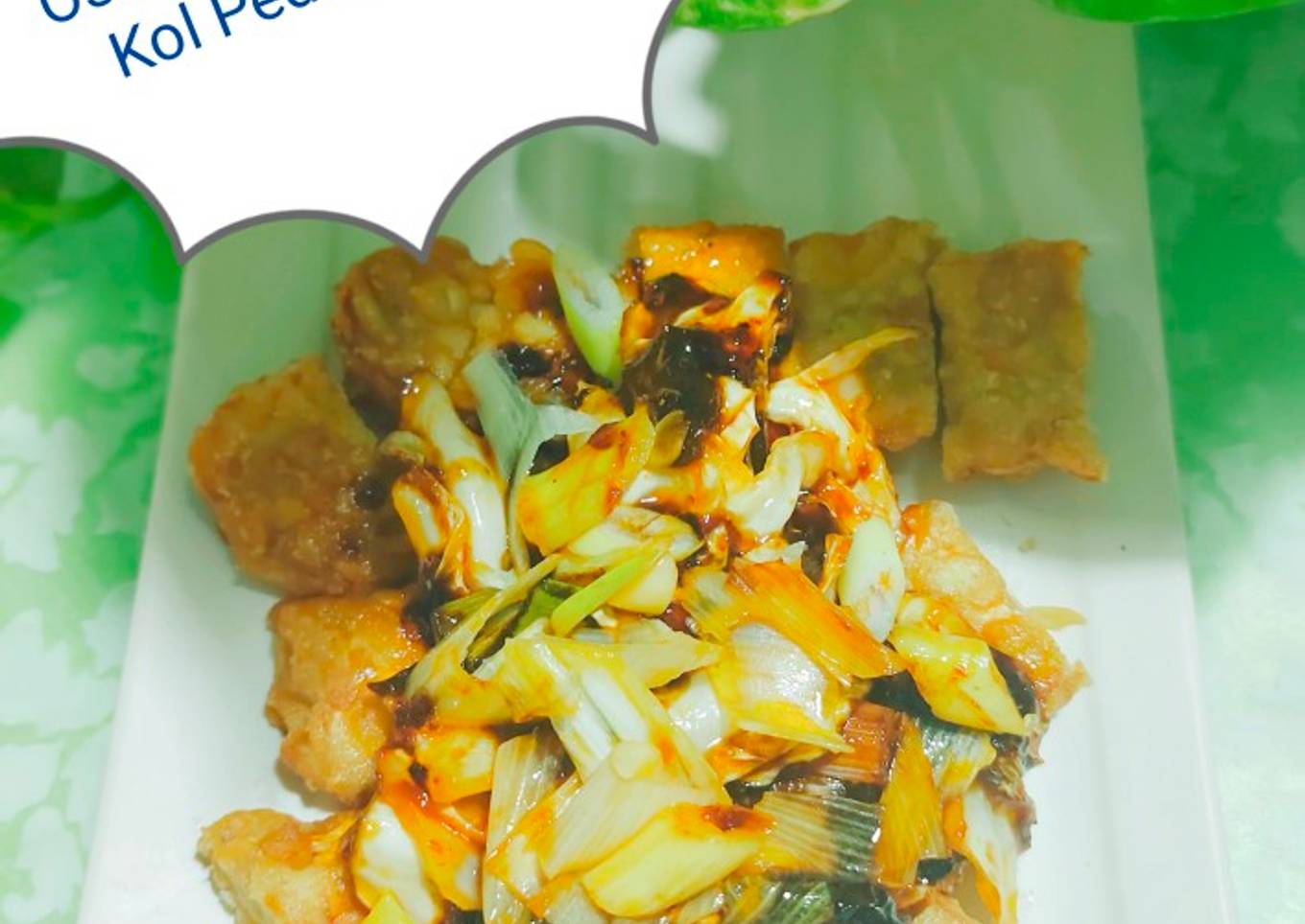 Oseng-Oseng Tempe Kol Pedas Manis