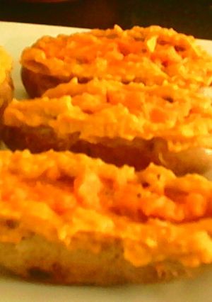 Una foto de Papas vegan rellenas