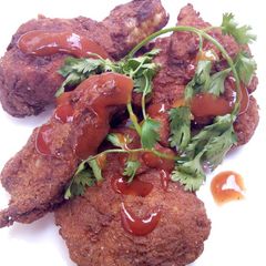 A picture of KFC Chicken my way 😋.
