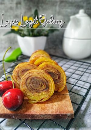 Foto resep Lapis Legit Gulung "Teflon dan Ekonomis"