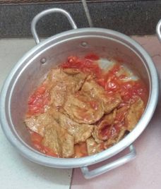 chả cá chiên sốt cà