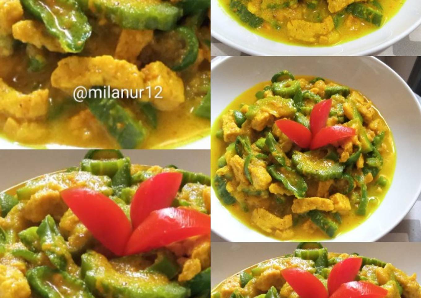Pare Tempe Cabe Ijo bumbu Kuning