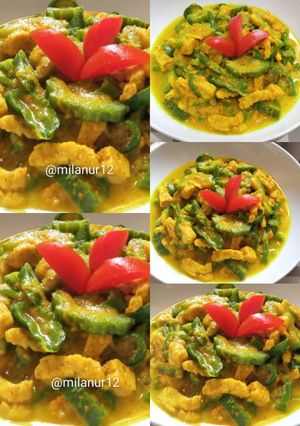 Foto resep Pare Tempe Cabe Ijo bumbu Kuning