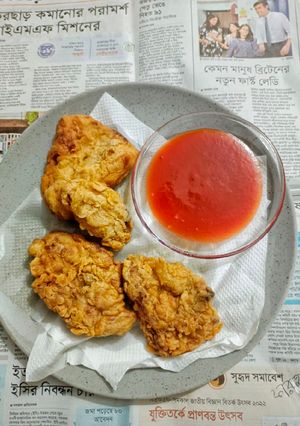 ফ্রাইড চিকেন রেসিপির প্রধান ছবি