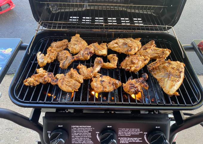 Grilled bbq chicken