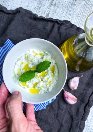 Foto principal de Tzatziki salsa griega de yogur y pepino
