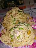 Spaghete cu ton și măsline