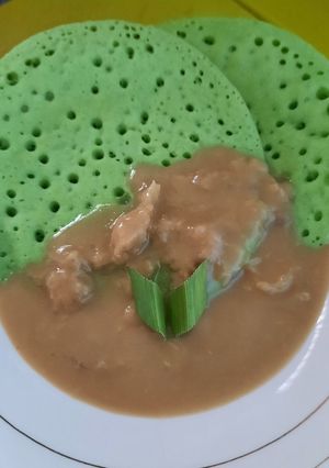 Foto resep Serabi Kuah Kinca Durian