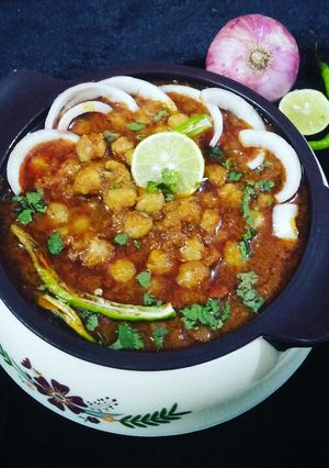 A picture of Punjabi Chole.