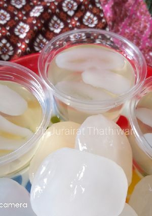 รูปของ #วุ้นตาลอ่อนน้ำใบเตย