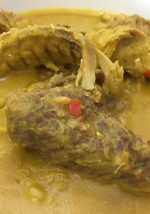 A picture of Ofor soup.