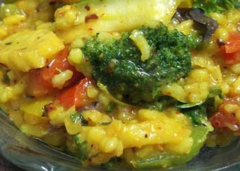 Easy Recipe Mix lentil Mexican khichadi Jain and regular Yummy