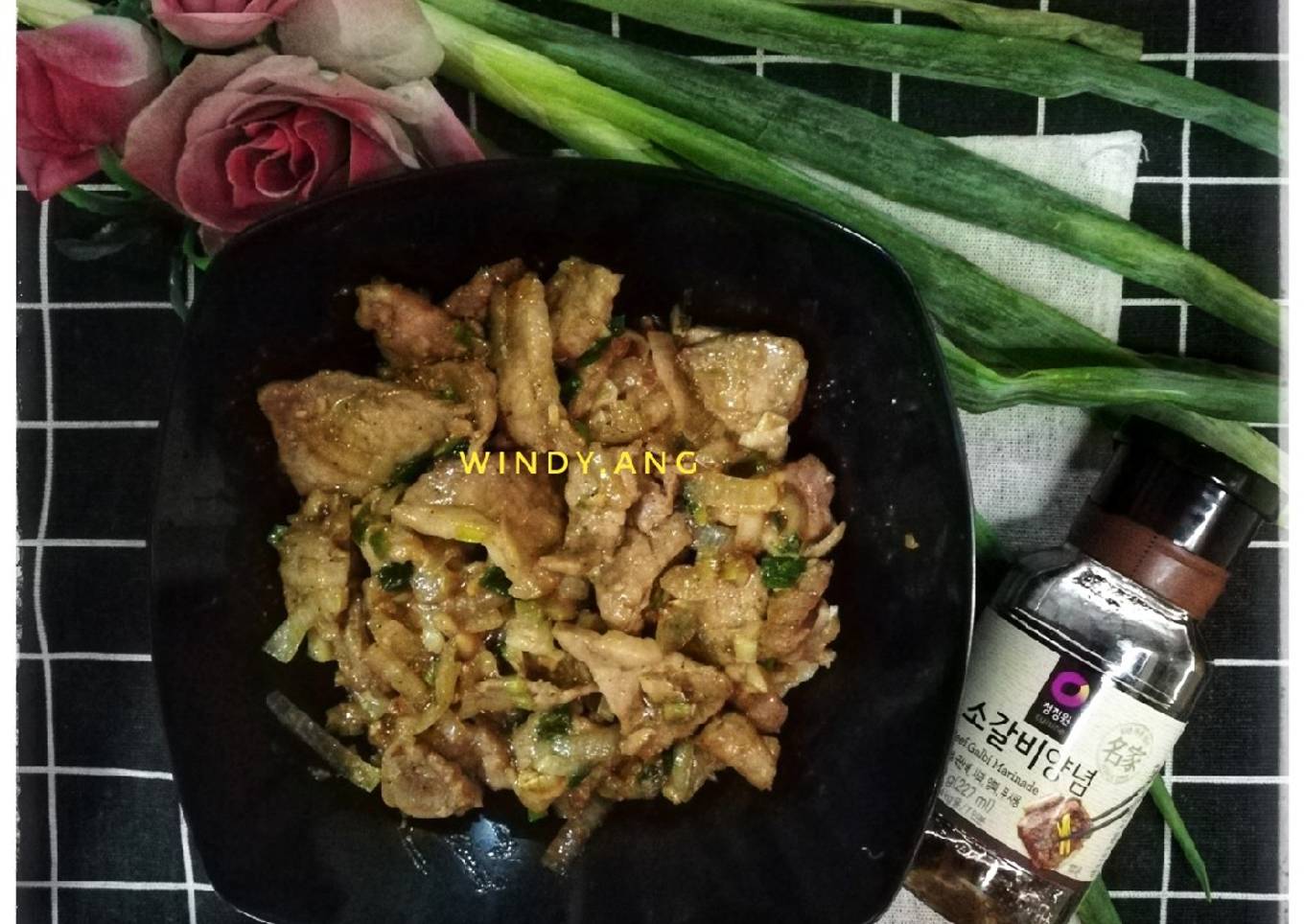 Tumis daging express bumbu galbi 💙 - simple ngga pake ribet