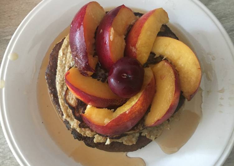 Panquecas de Requeijão e Baunilha