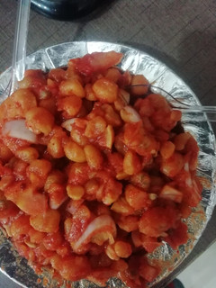 A picture of Chatpati boil makki.