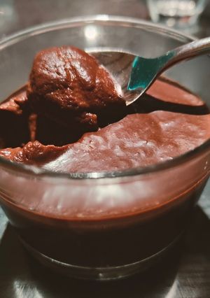 Une photo de Pudding à la banane et au chocolat