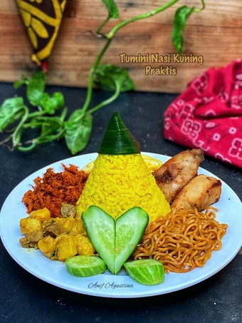 Cara Sederhana Membuat Resep  Tumini Nasi Kuning Praktis yang Sempurna, Enak Banget