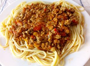 Una foto de Salsa bolognesa 100% natural!