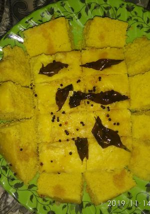 A picture of Dhokla.