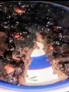 Una foto de Tarta de manzana invertida en sartén