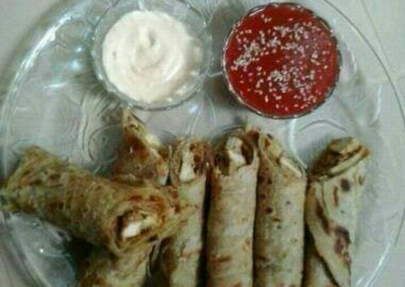 Chicken Bihari paratha rollsðŸ˜‹ðŸŒ¯