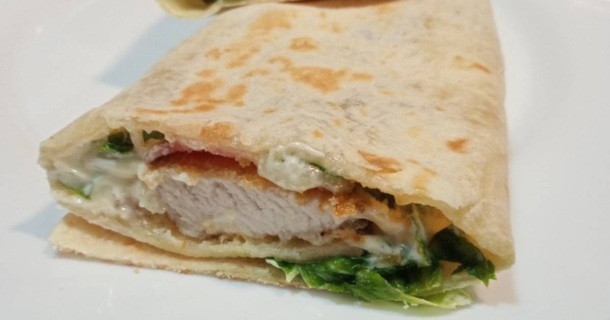 Wrapps de pollo Receta de Estefania Cookpad