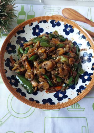 Foto resep Tumis Udang Cabe Hijau