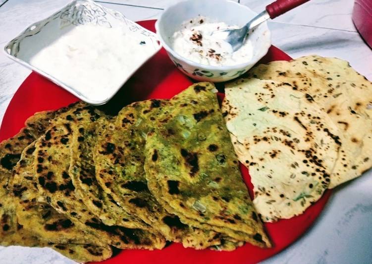 Recipe of Favorite Palak Paratha