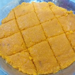 A picture of Mango barfi.