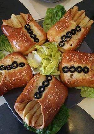 صورة لوصفة سندوتشات البيتزا الشهية