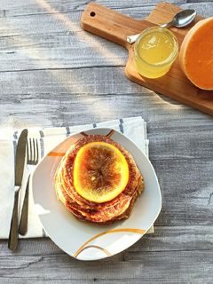 Una foto de Pumpkin pancakes