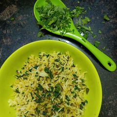 Methi Fried Rice A picture of Methi Fried Rice.
