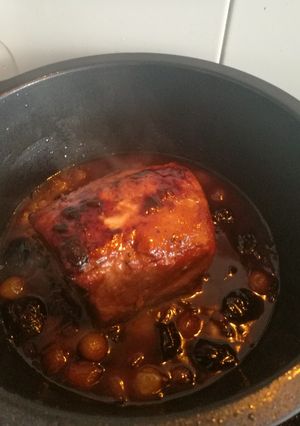 Una foto de Lomo a la cerveza