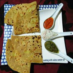 Aloo k parathay #cookpadramadan #sehri A picture of Aloo k parathay #cookpadramadan #sehri.