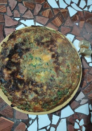 Una foto de Tortilla de acelga